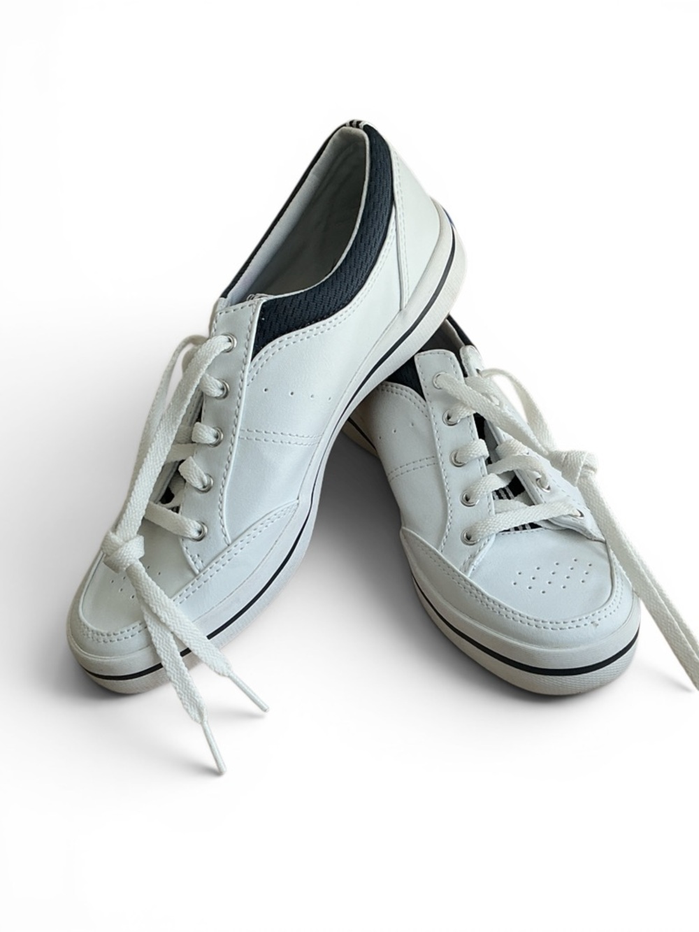 Keds Rebel Sneakers White Leatherette Size 6 NWOT